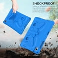 thumbnail image 5 of Dteck Kids Case for Samsung Galaxy Tab A9 Plus 11 Inch (SM-X210/X215/X216/X218), Lightweight EVA Stand Durable Shockproof Child Butterfly Case with Shoulder Strap for Galaxy Tab A9+ 2023,Blue, 5 of 6
