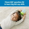 thumbnail image 6 of Dr. Brown's Milestones Straw-to-360 Convertible Toddler Cup Set, Blue/Green, 10 oz, 9m+, 1 Pack, 6 of 17