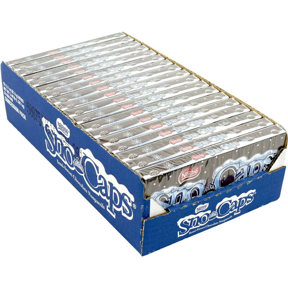 Nestle Sno Caps Candy, 3.1 oz, 18 count
