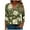 Multicolor Plus Size Blouse for Women_l, variant on CYMMPU 3/4 Sleeve V Neck Blouses for Women Dressy Casual Spring Tunic Tops Fall Trendy Shirts Loose Fit Flower Pattern Business Elegant Work Tops T-Shirts Multicolor XXL