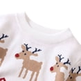 thumbnail image 4 of Peyan 1-6T Children Boys Girls Deer Long Sleeve Pullover Christmas Sweater, 4 of 5