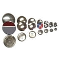 thumbnail image 2 of 20 Cover Buttons with Teeth, Size 60 - Self Cover Snap Buttons, 2 of 3