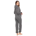 thumbnail image 5 of Unisex Sleepwear Adult Jumpsuit for Women One Piece Pajamas Ladies Non Footed Union Suit Pajamas, 5 of 7