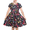 Colorful Animal, variant on Sunny Fashion Girls Polka Dot Dresses Short Sleeve V-Neck Knee Length White With Black Dots Retro Casual Summer Daily 5 Years