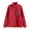 Red womens coat, variant on Usmixi Womens Fleece Coat Lamb Fleece Jacket for Women Fashion Color Block Stand Neck Soft Fuzzy Plush Coat Long Sleeve Full Zipper Pocket Outerwear Winter Fleece Coat