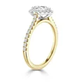 thumbnail image 2 of OM-RE Solitaire Heart Cut Diamond Engagement Ring, 1 ct, 10k Gold, 3 in, 2 of 2