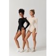 thumbnail image 4 of T-shirt Basique à Manches Longues Sans Coutures pour Femmes, 4 of 6