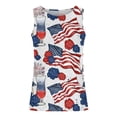 thumbnail image 4 of LSLJS Débardeur pour Hommes Nouvelle Mode Décontractée Camisole Florale d'Été pour Hommes Débardeur Sport Col Rond, 4 of 4