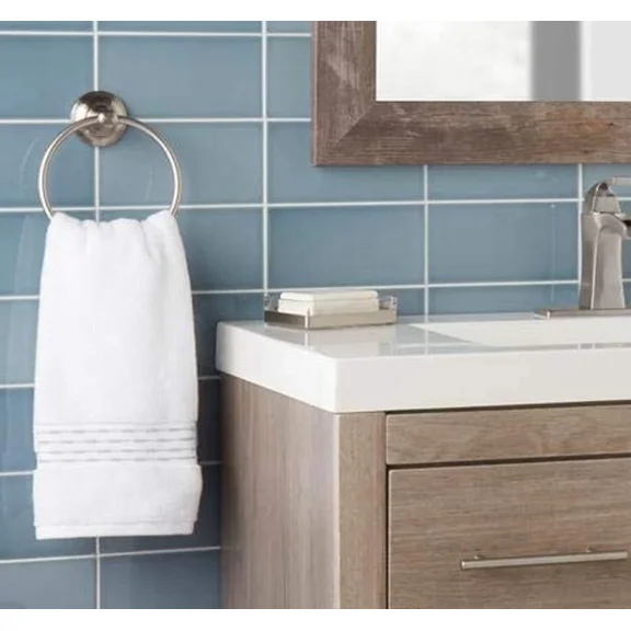 Cooperton Towel Ring In Brushed Nickel By Glacier Bay