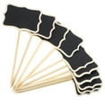 thumbnail image 6 of SEWCHICS message board Mini Chalkboards Wood for Colleagues Stick Design 10pcs, 6 of 8