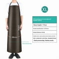 thumbnail image 1 of Brown 120x65cm Extended PVC Apron with Neck Tie - Waterproof & Oil-Resistant for Kitchen, Cafeteria, Industrial Use - Durable, Easy-Clean Protective Wear for Cooking, Food Service & Factory Work, 1 of 6