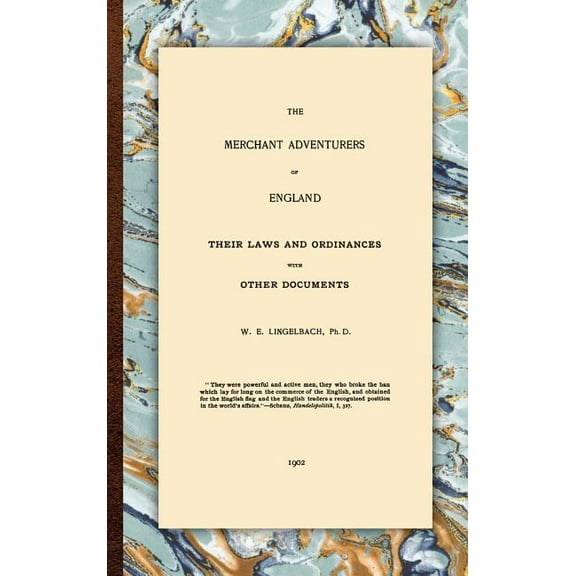 The Merchant Adventurers of England (Hardcover)