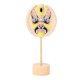 thumbnail image 1 of Wooden Spiral Lollipop Toys Rotating Spin Magic Wand Stress Relief for Adults Chinese Opera Face Yellow, 1 of 5