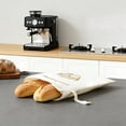 thumbnail image 5 of 2026New Large Beeswax Lined Bread Bag for Sourdough 17x13 Inches, Double Layer Reusable Food Storage with Airtight Zipper, Moisture Lock Keeper for Homemade Bread Loaf, 5 of 8