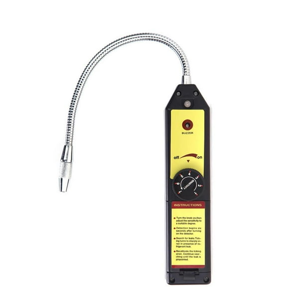 El detector fugas gas halógeno refrigerante del aire acondicionado del automóvil WJL-6000 detectar varios tipos detección fugas gas y refrigerante (se envía sin batería)