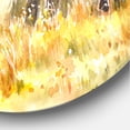 thumbnail image 3 of Designart - Bright Sunshine Through The Forest Trees IV - Traditional Metal Circle Wall Art, 3 of 5