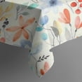 thumbnail image 5 of Pioneer Flower Floral Print Pattern Square Tablecloth,Waterproof Square Table Cover,Wipeable Spillproof Washable Table Cover for Home Kitchen Party Decor 42"X42"(107x107cm), 5 of 6