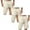 Beige, variant on Pack of 3Pcs Cargo Shorts for Men Big and Tall Regular Fit Casual Outdoor Hiking Pants Lightweight Button Elastic Waist Knee Length Bermuda Shorts with Multi-Pockets Bronze M