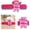 Pink, variant on CSSJKYJ Christmas Plush Bracelet for Kids Santa Snowman Reindeer & Holiday Cute Stocking Stuffers & Toys (Single Pack Select Style)