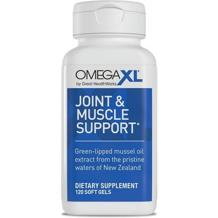 OmegaXL, Supplement Green-Lipped Mussel Oil - 120 Softgels