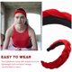 thumbnail image 5 of BEADCEST Femenina Trenzada Roja Acolchada Con Ligero Y Para Fiestas, 5 of 6