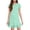 #A03-Light Green, variant on Abcomgle Girls Dresses Size 10-12 Casual A-Line Short Sleeve Midi Dress Polka Dot Summer Ruffle Hem Swing Sundresses with Pockets for 4-14t Kids