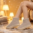thumbnail image 6 of Cmfcve Fuzzy Slipper Socks for Women Non-Slip Winter House Socks Solid Thick Warm Socks, 6 of 6