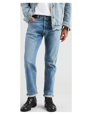 Levi's Men's Big and Tall 501 Original Fit Jeans, 100% Cotton, Imported, Regular fit, Straight Leg - Walmart.com Levi's Men's Big and Tall 501 Original Fit Jeans, 100% Cotton, Imported, Regular fit, Straight Leg - Walmart.com