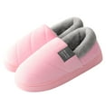 thumbnail image 4 of Vedolay Slippers for Women Indoor Casual Slippers Winter Soft Fuzzy Slippers Shoes Indoor Pink,39, 4 of 5