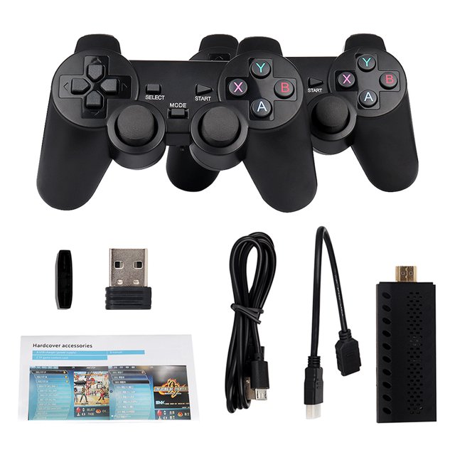 Mini consola de videojuegos de TV con controlador inalámbrico Dual de 2,4 yeacher estándar