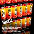thumbnail image 4 of GHOST Zero Sugar Energy Drink, Strawbango, 16 oz Can, 12 Pk, 4 of 6