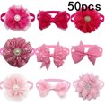 thumbnail image 1 of 50/100pcs Blue Pink Dog Bowties for Boy Girl Dogs Bow Tie Collar Doggy Grooming Dog Items Pets for Small Dogs Accessories ShopWise Round, 1 of 10