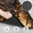 thumbnail image 3 of Fuzoiu Cool Black Gold Dragon Print Carpet Floor Mats for Car,Car Foot Mat Set,Universal Fit 4 Piece Mat Pad Set,Fits Most Cars Trucks Vans Sedans SUV Auto Carpet Mat Se, 3 of 7