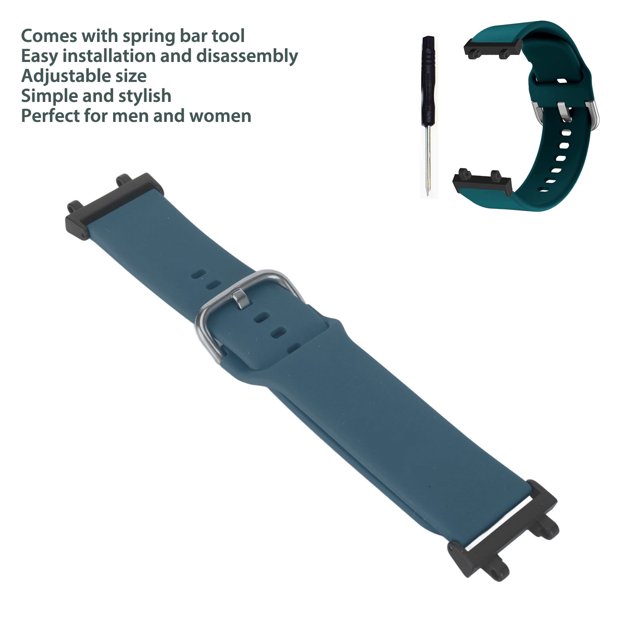 Correa de reloj de silicona, correa de reloj de silicona suave Correa de reloj inteligente Correa de reloj inteligente de silicona Elegante y moderna