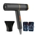 thumbnail image 2 of Snmubt Hair Dryer High-Power Hair Dryer Home Hair Dryer Hot Wind Comb Hair Salon Blowing Comb (Black), 2 of 9