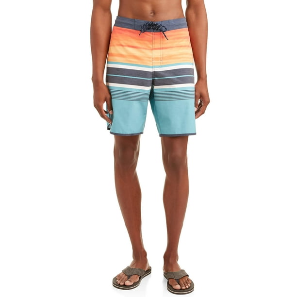 Men's Painterly Stripe 9Inch Eboard Swim Short With
