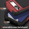 thumbnail image 4 of SaniMore for Google Pixel 7a Case Rubber, Heavy Duty Body Shockproof Bumper Cover Military Grade Anti-Scratch & Anti-Fingerprint Outdoor Rugged Case for Google Pixel 7a 6.1" 2023, Red, 4 of 9