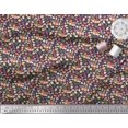 thumbnail image 3 of Soimoi Polyester Crepe Fabric Leaves & Fox Face Cartoon Print Fabric by Yard 42 Inch Wide, 3 of 3