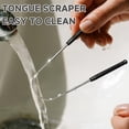 thumbnail image 2 of Recomable Stainless Steel  Tongue Scraper Cleaners Recomable Oral Health Cleaning Brcomh , Prevent Cloudy Mouth, Suitable For Adult, 2 of 6