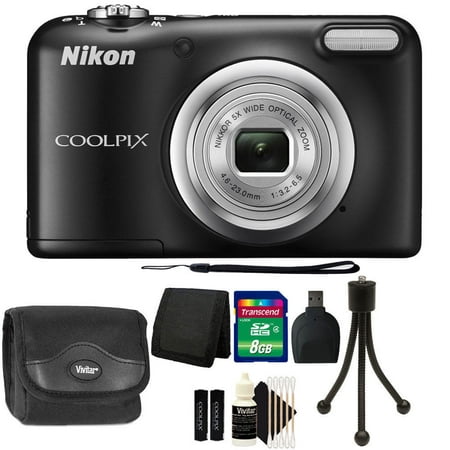 Nikon COOLPIX A10 16.1 MP Compact Digital Camera (Black) + Great Value (Best Value For Money Compact Camera)