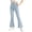 Sky Blue, variant on ZBSOKO Girls Yoga Pants High Waisted Stretch Full Length Flare Leggings Solid Color Pull On Athletic Trousers 3-15Y Workout Fashion Pant