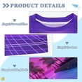 thumbnail image 2 of FORMRS Boys Rash Guard Short Sleeves Swim Shirt Quick Dry UPF 50+ Sun Protection, Sizes 3-12T, Purple Neon Road, 2 of 6