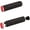 black and red, variant on ROCKBROS Bike Handlebar Grips Soft Foam Handle Grips Single Lock on 22.2mm