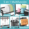 thumbnail image 4 of NEWKIBOU Escurridor de Platos, Escurreplatos Acero Inoxidable Cocina, Escurre Platos Armarios, 2 Niveles Escurridor Fregadero de Platos con Soporte para Tabla de Cortar et Bandejas de Goteo, 4 of 7