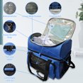 thumbnail image 2 of Bolsa Soporte para bolsa de bolos con compartimentos acolchados Espacio adicional para 1 par de bolos Durable Fácil de instalar Fácil de usar, 2 of 5