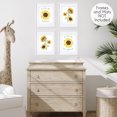 thumbnail image 6 of Sweet Jojo Designs Sunflower Yellow Green and Brown Unframed Wall Art Print 4 Piece Set, 6 of 6