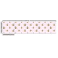 thumbnail image 3 of Ambesonne Cartoon Fabric by the Yard Upholstery, Pastel Smiling Bees, 1 Yard, Pale Pink and Multicolor, 3 of 5