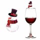 thumbnail image 5 of 200 Piezas de Tarjeta de Copa de Vino, Decoración Navideña, Gorro de Papá , Decoración de Vidrio, Árbol de Navidad, Decoración del Hogar, Accesorios de Año 2025, 5 of 5
