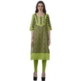 thumbnail image 2 of Moomaya Kurta Imprimée Prête à l'Emploi pour Femmes Kurti Ethnique en Coton Formel et Fête, 2 of 6
