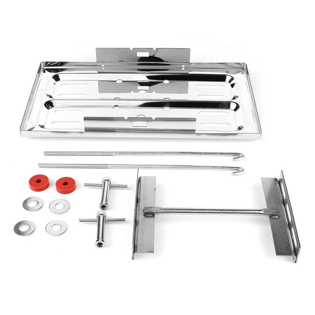 Battery Tray, Battery Hold Down Kit, 7 1/2x 13 1/4in Universal Battery Tray Rack Kit For Home Industry
